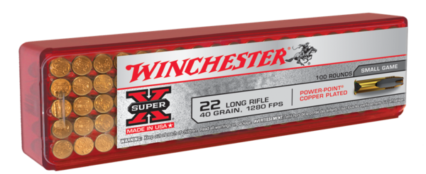 Winchester Super X Power-Point 22LR 40 Grain 100rd Box