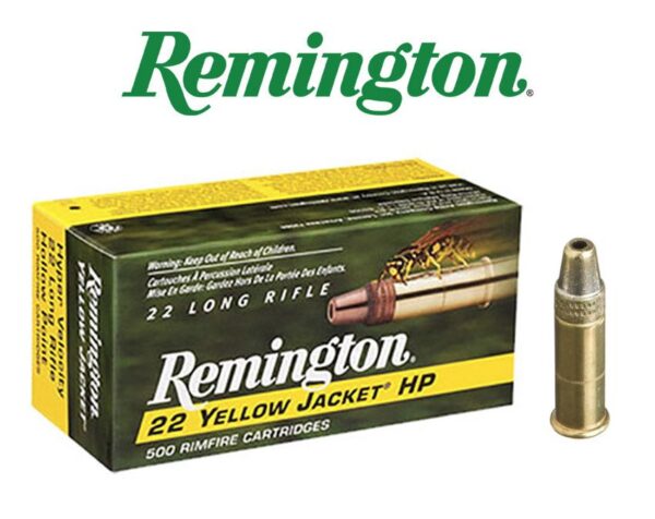 Remington 22LR Yellow Jacket Hyper Velocity